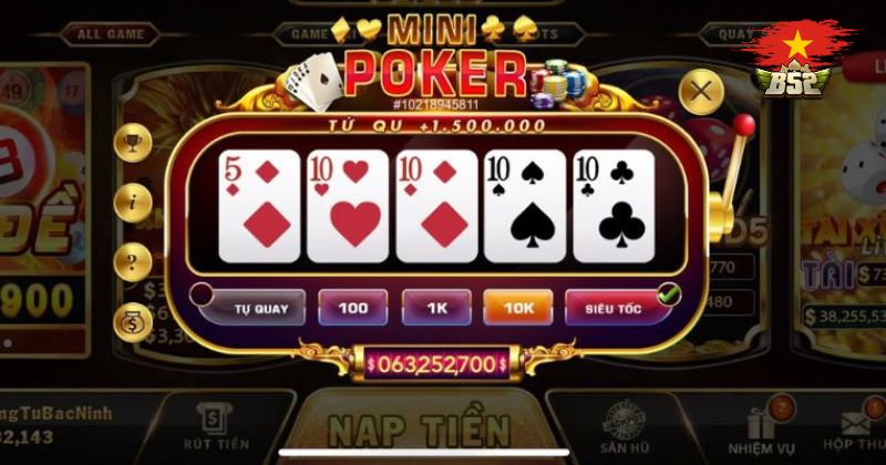 Cách chơi Mini Poker B52Club