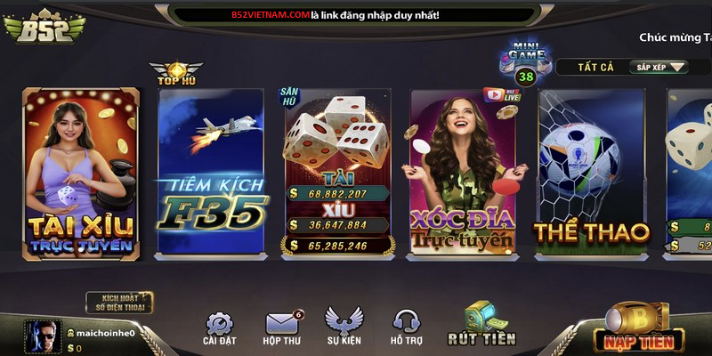 Hướng dẫn cách nạp tiền B52CLUB nhanh chóng an toàn